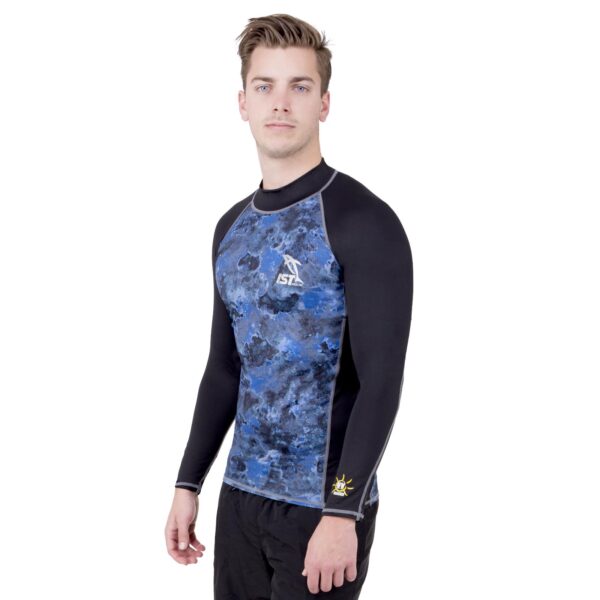 UNISEX LONG SLEEVE SPANDEX RASH GUARD - Image 4