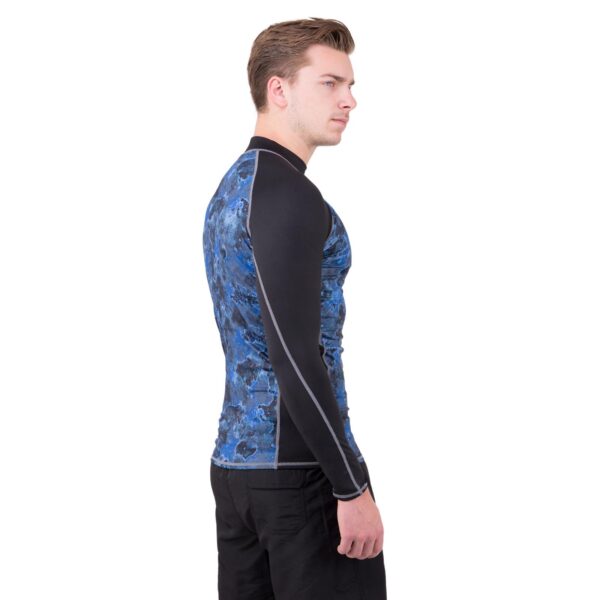 UNISEX LONG SLEEVE SPANDEX RASH GUARD - Image 3